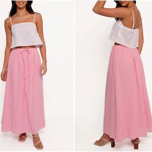 NWOT Petal and Pup Pink Cotton Maxi - Womens L